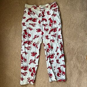 Lazy One Blue Lobster Pajama Pants Size S